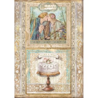 Stamperia Papier ryżowy A4 DFSA4573