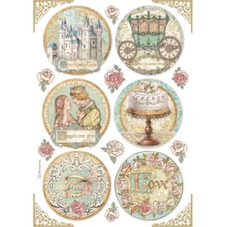 Stamperia Papier ryżowy A4 DFSA4576