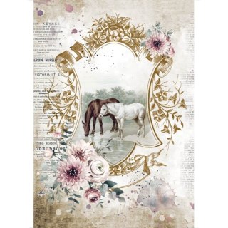 Stamperia Papier ryżowy A4 DFSA4582