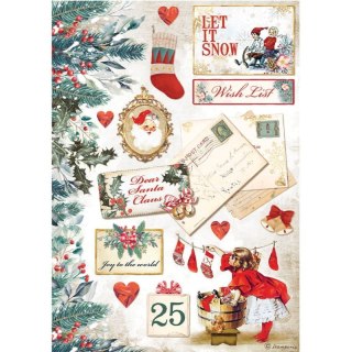 Stamperia Papier ryżowy A4 DFSA4614