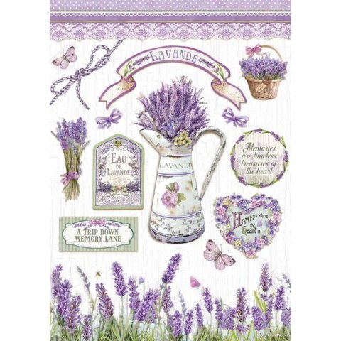 Stamperia Papier ryżowy A4 DFSA4622