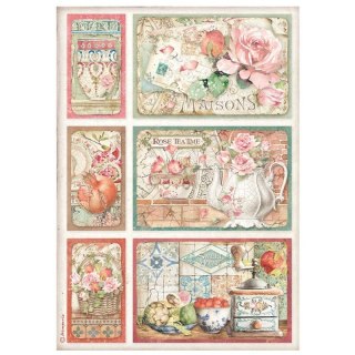Stamperia Papier ryżowy A4 DFSA4653