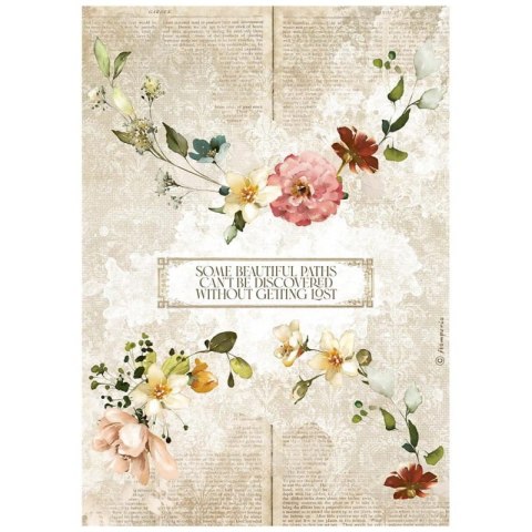 Stamperia Papier ryżowy A4 DFSA4690
