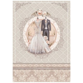 Stamperia Papier ryżowy A4 DFSA4695
