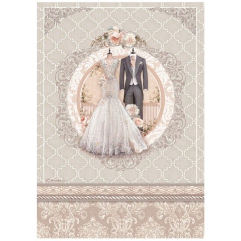 Stamperia Papier ryżowy A4 DFSA4695