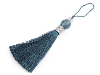 Chwost duży 14cm - niebieski vintage