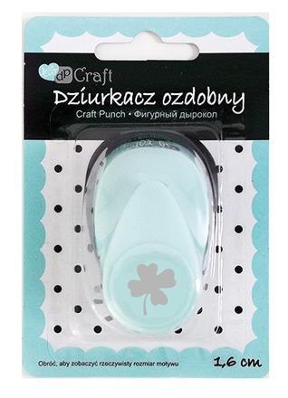 Dziurkacz ozdobny DPCraft 1,6cm - 130- koniczyna czterolistna