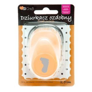 Dziurkacz ozdobny DPCraft 2,5cm - 005 stopa
