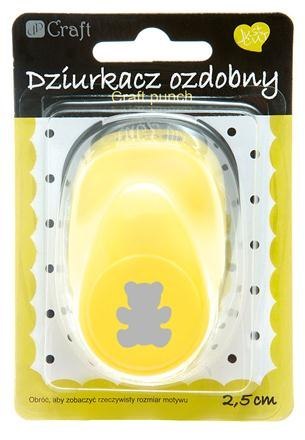 Dziurkacz ozdobny DPCraft 2,5cm - 030 miś