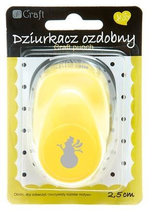 Dziurkacz ozdobny DPCraft 2,5cm - 136 Bałwanek 2