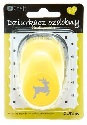 Dziurkacz ozdobny DPCraft 2,5cm - 260 Renifer