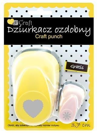 Dziurkacz ozdobny DPCraft 3,7cm - 009 SERCE FALBANKA