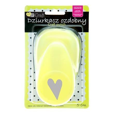 Dziurkacz ozdobny DPCraft 5cm - 220 - serce 5
