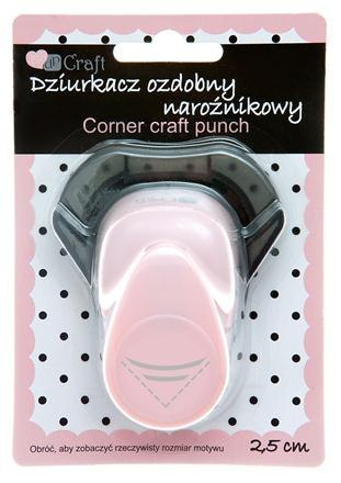 Dziurkacz ozdobny narożnikowy DPCraft 2,5cm - 005
