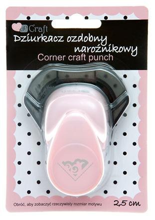 Dziurkacz ozdobny narożnikowy DPCraft 2,5cm - 031