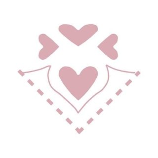 Dziurkacz ozdobny narożnikowy DPCraft 2,5cm - 950-16 - 4-serca