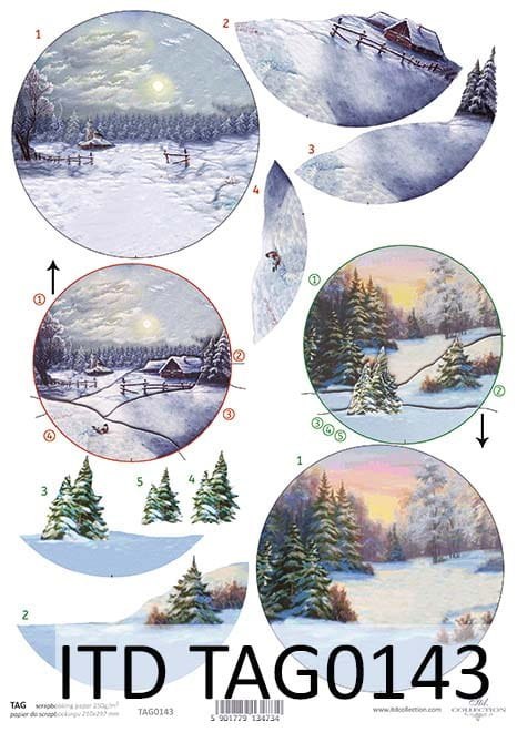 ITD Przekładka do bombki A4 ITD TAG0143