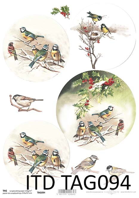 ITD Przekładka do bombki A4 ITD TAG094