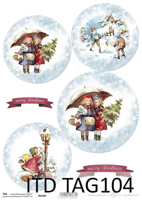 ITD Przekładka do bombki A4 ITD TAG104