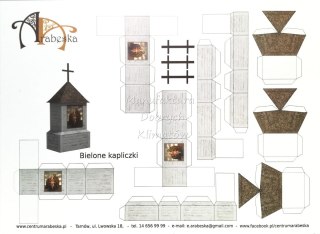 Makiety kartonowe Centrum Arabeska - Kapliczki bielone