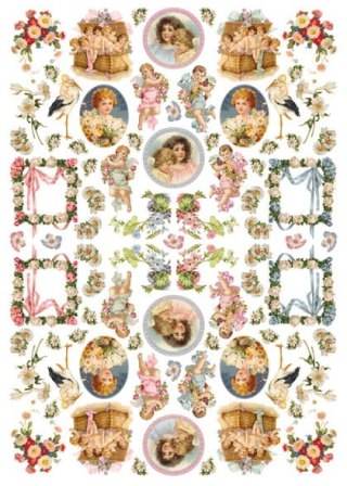 Papier ryżowy Calambour 34.5x49.5 cm PAU32