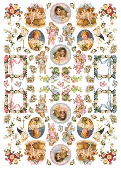Papier ryżowy Calambour 34.5x49.5 cm PAU32