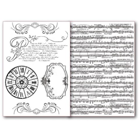 Stamperia Papier do transferu 2szt A4 DFTR037