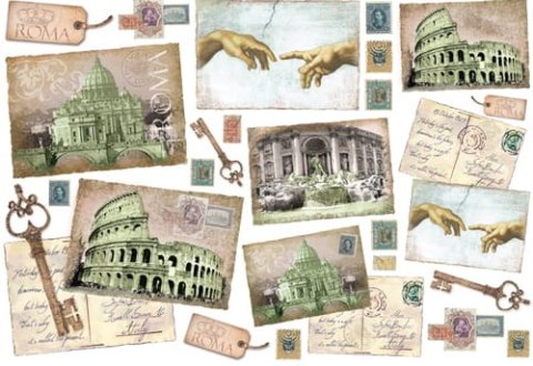 Stamperia Papier ryżowy 48x33cm DFS110