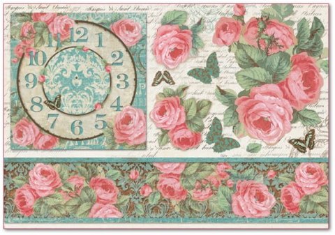 Stamperia Papier ryżowy 48x33cm DFS288