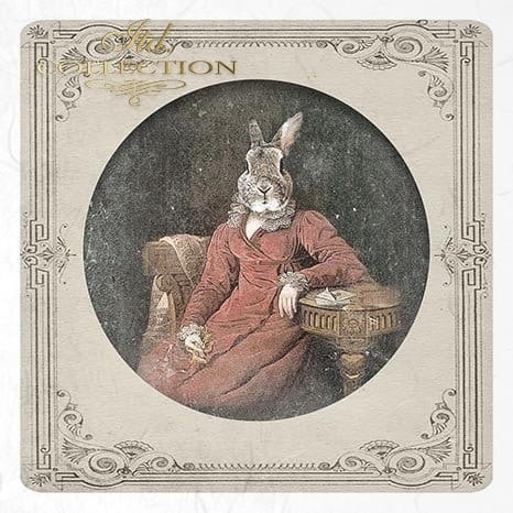 Zestaw 6 papierów ryżowych 14,8 x 14,8 cm ITD RSM032