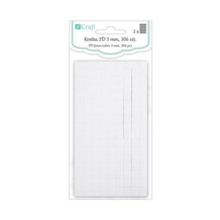 DPcraft KOSTKA 3D 3 MM, 306 SZT