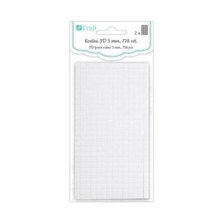 DPcraft KOSTKA 3D 3 MM, 728 SZT,