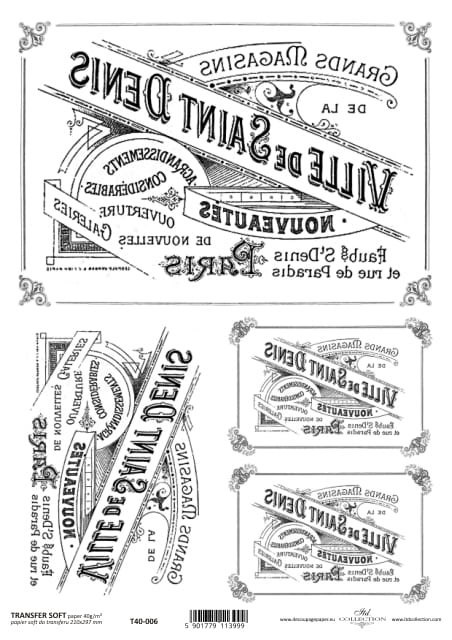 ITD Papier do transferu A4 T60-006