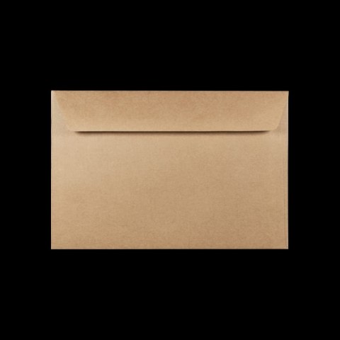 Koperty ozdobne C6 NK EKO Kraft brązowa 100g- 5szt (4509)