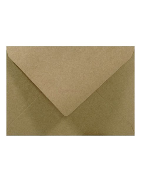 Koperty ozdobne C6 NK EKO Kraft delta brązowa 100g- 5szt (4513)