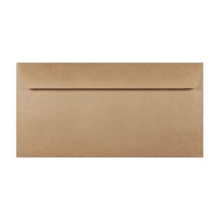 Koperty ozdobne DL NK EKO Kraft brązowa 100g- 5szt (4510)