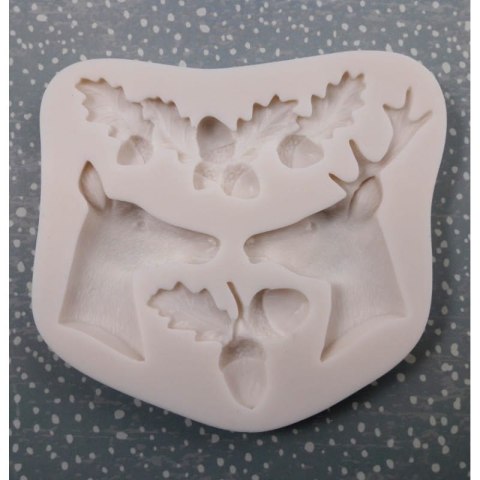 PENTART FOREMKA SILIKONOWA JELEŃ FAMILY 10x9cm