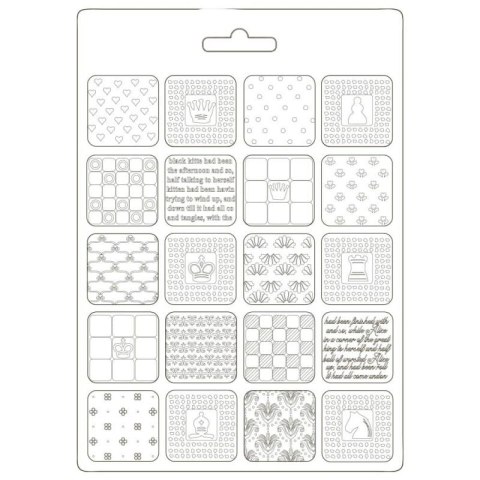 STAMPERIA - FOREMKA TEKSTURA A5 ALICE PATCHWORK[K3PTA589]