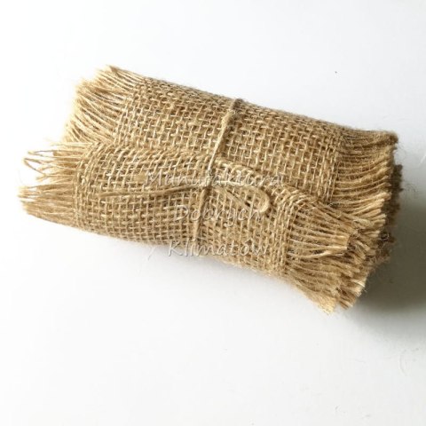 Taśma jutowa splot luźny szerokość 15cm dł,5m
