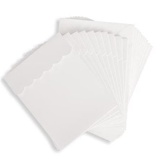 ZESTAW KOPERT I KART A6 10szt- DPCraft DPKA-007- Białe