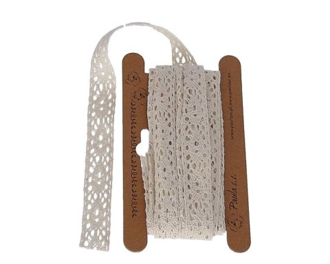 Koronka bawełniana beżowa 20mm - KRB201