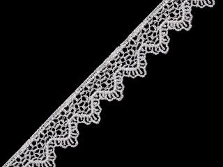 Koronka gipiurowa biała szerokość 17mm -1m