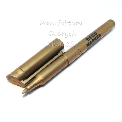 Marker do ciemnych powierzchni 1mm DECO MARKER M850 ZŁOTY