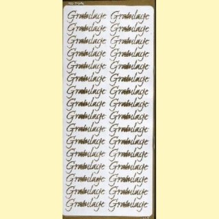 Naklejki samoprzylepne GRATULACJE złota 0985Z