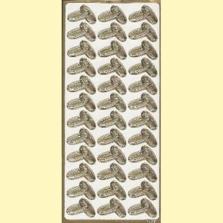 Naklejki samoprzylepne OBRĄCZKI DUŻE złoty 1167Z