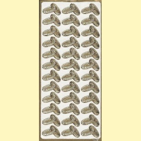 Naklejki samoprzylepne OBRĄCZKI DUŻE złoty 1167Z