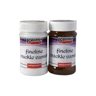 PENTART Preparat do spękań Fineline Crackle Varnish- spękania delikatne 2x100ml