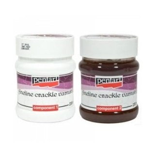 PENTART Preparat do spękań Fineline Crackle Varnish- spękania delikatne 2x230ml