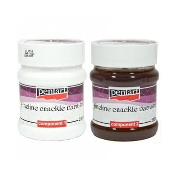 PENTART Preparat do spękań Fineline Crackle Varnish- spękania delikatne 2x230ml