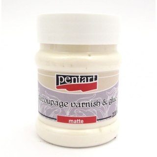 PENTART klej + lakier matowy 230ml